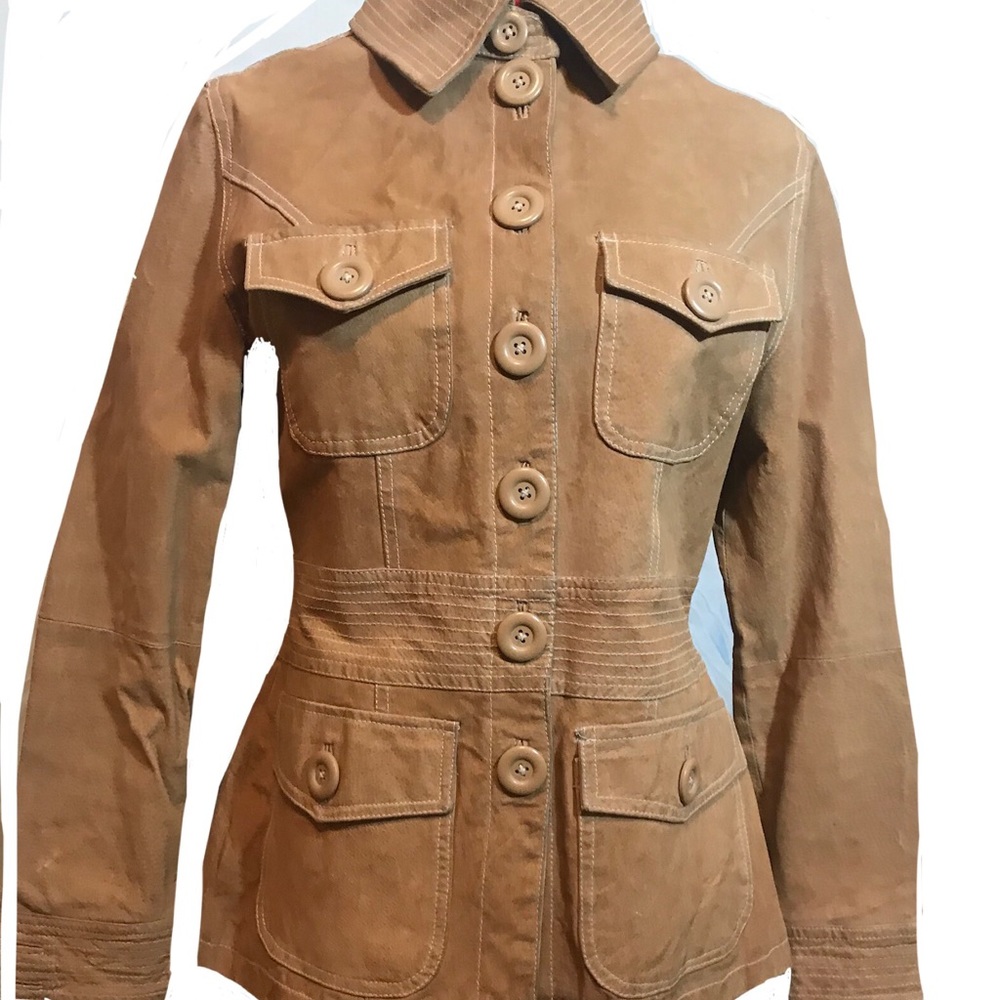 Tan Suede Jacket / Blazer Sz M 🧥